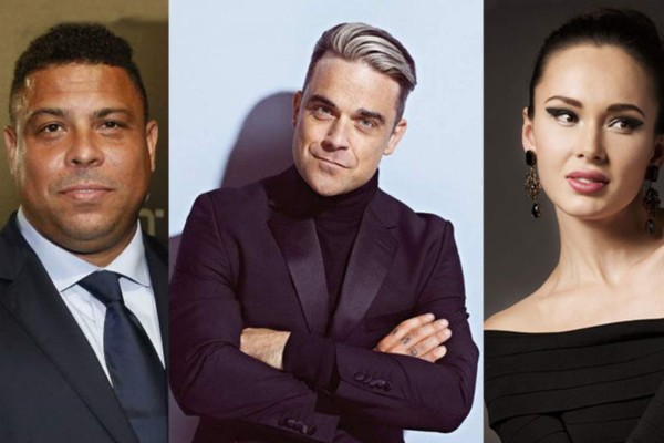 Ronaldo, Robbie Williams y Aida Garifullina, estrellas en el Mundial de Futbol