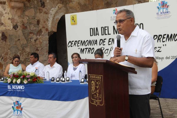 Leopoldo Colín Partidal jefe de Servicios Regionales Baluarte-Cañas aseguró no hay amenazas a maestros.