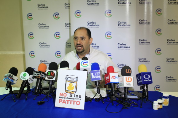 Importa Gobierno federal medicamentos 'patito', acusa Carlos Castaños