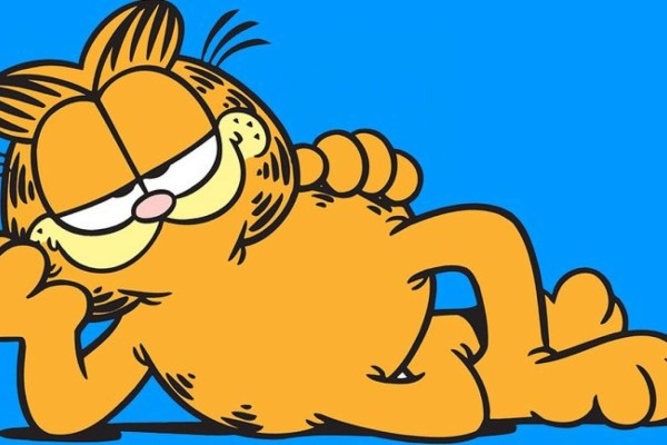 Garfield gusta de la lasaña y reniega de los lunes.
