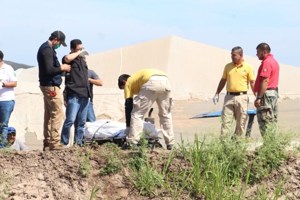 Hallan el cuerpo de un hombre flotando en el canal Rosales, en San Pedro, Navolato