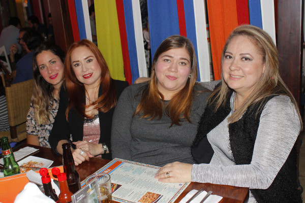 Érica Ramírez, Karla Adrián, Lourdes Calderón y Arisfe López.