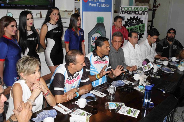 En conferencia de prensa anuncian el Ciclotour Mazatlán 2016.