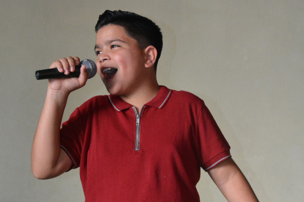 René Ojeda, feliz de cantar en 'La Voz Kids'