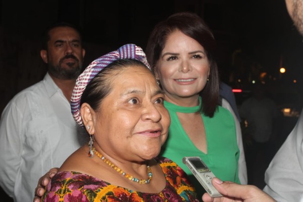 La Premio Nobel Rigoberta Menchú llega a Mazatlán