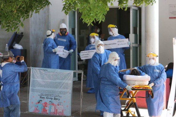 En Sinaloa, 15 médicos han muerto por Covid-19; suman 2,157 trabajadores de la salud contagiados