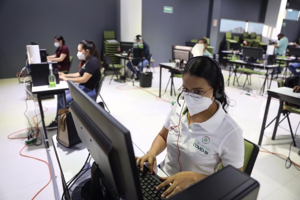 Call Center Covid ha atendido a 77 mil personas durante la pandemia, reporta Gobierno del Estado