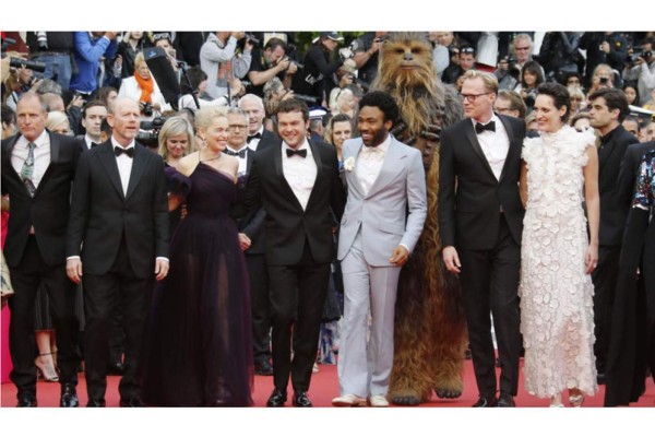 Han Solo y Chewbacca llegan a Cannes