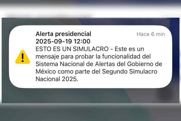 $!Suena alerta sísmica por Simulacro Nacional