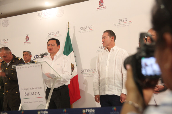 Miguel Ángel Osorio Chong, titular de Segob, confía en que siga la relación bilateral México-EU.