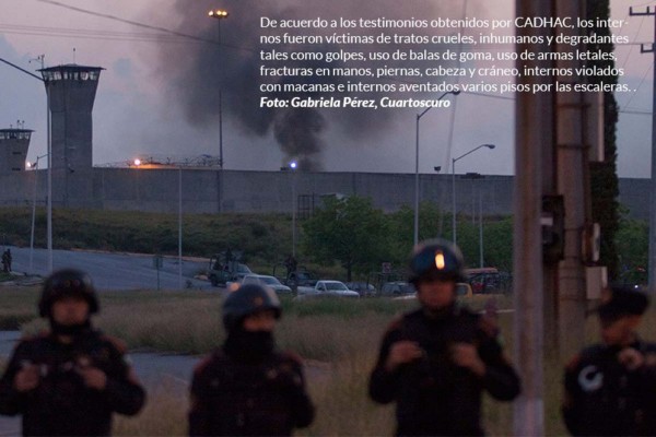 Revelan masacre en penal de Cadereyta