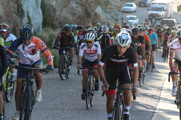 Los pedalistas partieron de Olas Altas.