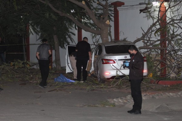 Muere hombre tras chocar con un árbol por la Avenida Federalismo, en Culiacán