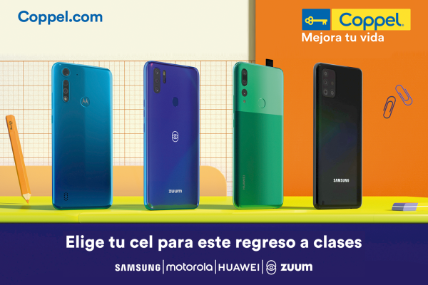 Mantente comunicado este regreso a clases con la variedad de celulares de Coppel