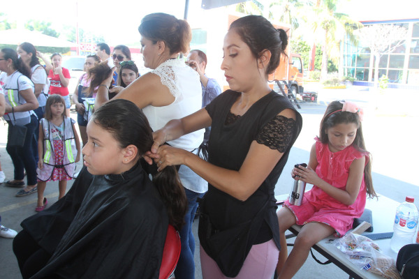Con las trenzas se realizarán pelucas.
