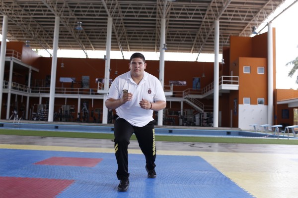 Paul Morales, el luchador grecorromano que quiere ser policía