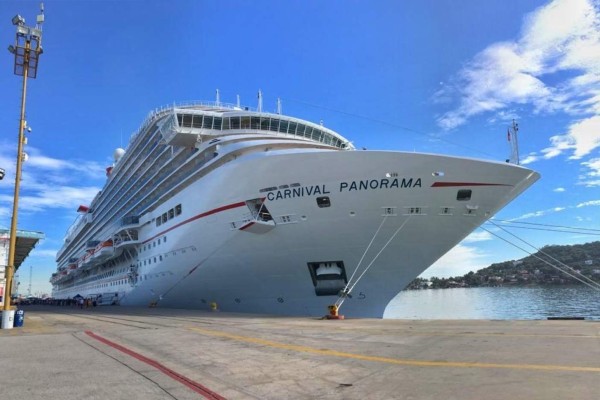 Crucero Carnival Panorama llega a Mazatlán con 5 mil 89 visitantes