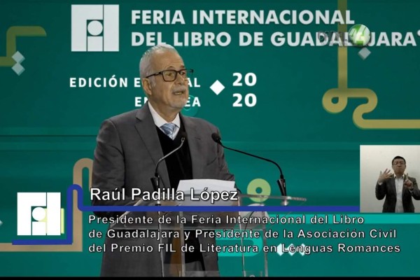 Es la misma FIL pero en evolución, dice Raúl Padilla al inaugurar la edición digital