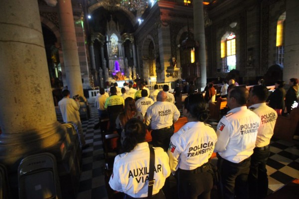 Con misa, celebran el Día del Policía de Tránsito en Mazatlán