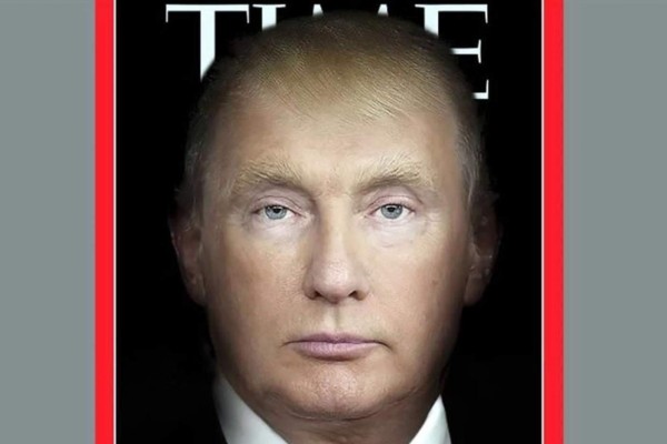 Fusionan a Trump y Putin… en portada de TIME