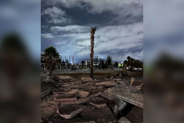 $!Demuelen Ciudad de las Artes en Nayarit para construir un estadio de futbol; activistas buscan frenar destrucción con amparo