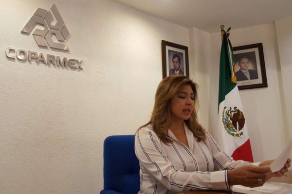 Edna Fong Payan, presidenta de Coparmex.