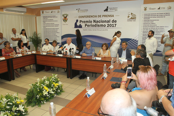 Este año, el Premio Nacional de Periodismo se entregará en Mazatlán