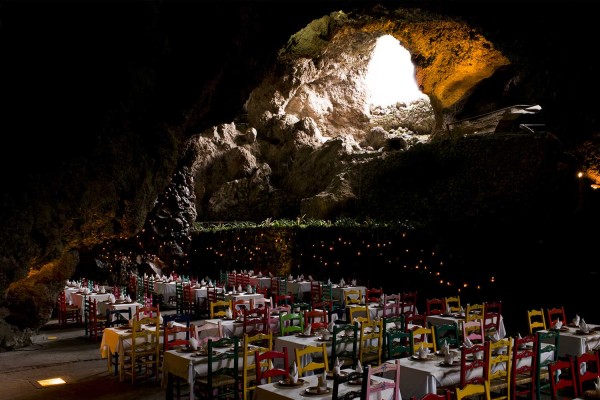 La Gruta, un restaurante mexicano dentro de una cueva.