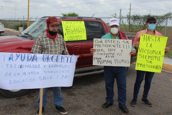 En Guasave, piden apoyo a AMLO para pueblos tarámaris