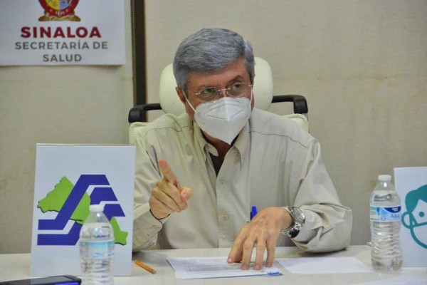 Efrén Encinas Torres, secretario de Salud en Sinaloa.
