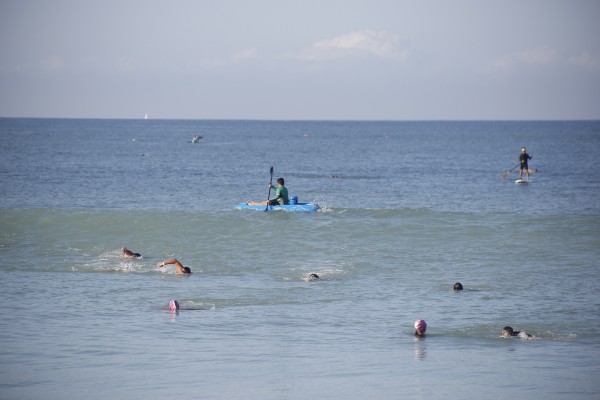 Los participantes nadaron de Olas Altas a Playa Norte.