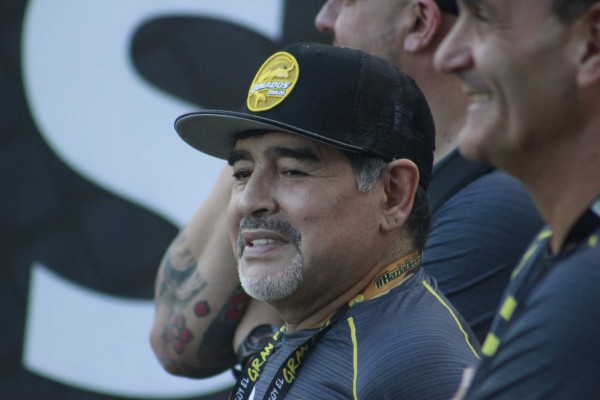 El astro argentino Diego Armando Maradona.