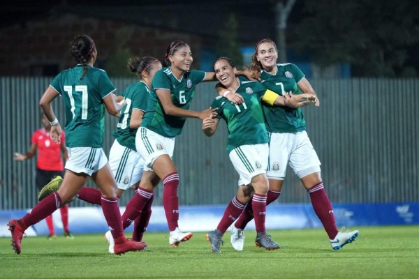 La Selección Mexicana golea a Trinidad y Tobago.