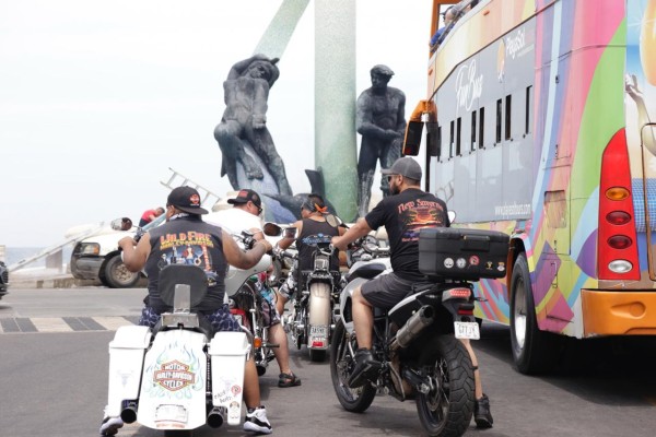 En Mazatlan, aumenta un 300% tránsito de motocicletas por Semana de la Moto