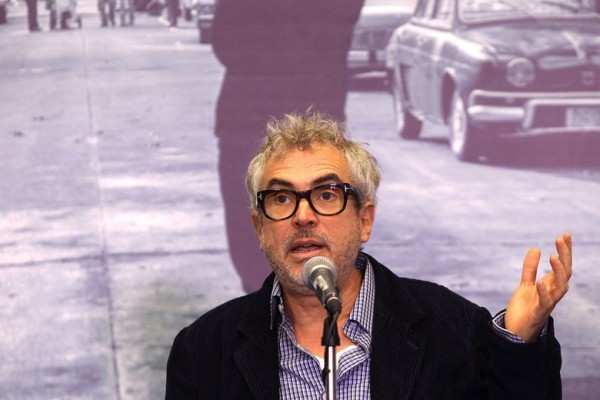 Alfonso Cuarón promueve su película Roma.
