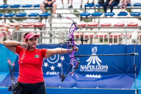 Andrea Becerra gana medalla de oro para México en tiro con arco de la Universiada Mundial 2019