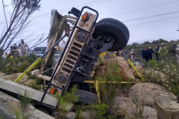 Seis soldados mueren en accidente en Tijuana