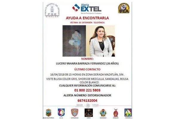 Piden ayuda para localizar a regidora de Elota Lucero Yajaira Barraza