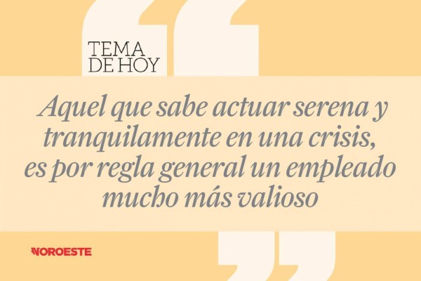 Tema de hoy: Manéjese con cuidado