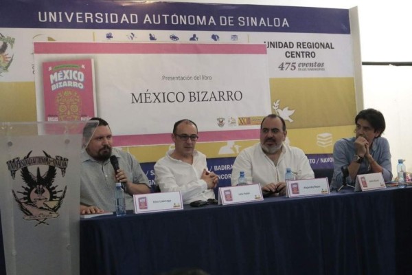 Presentan el libro México Bizarro en el Festival Internacional Universitario de la Cultura 2018