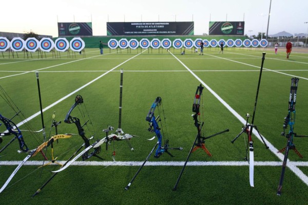 Inauguran en el CAR campo de tiro con arco y canchas de voleibol de playa