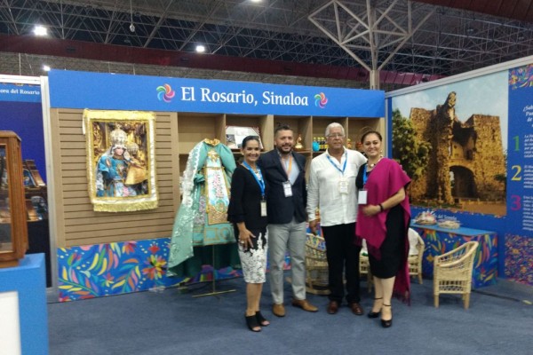 En diferentes eventos se ha promocionado el Pueblo Mágico de El Rosario.