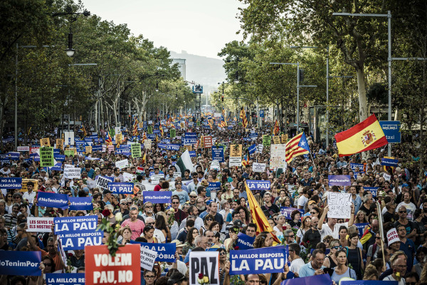 Marcha Barcelona sin miedo al terrorismo