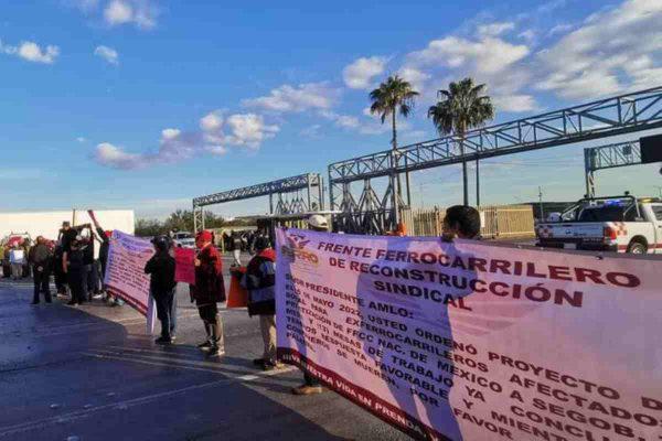 $!Ferrocarrileros anuncian bloqueos en el Tren Maya, Interoceánico y frontera norte el 14 de febrero