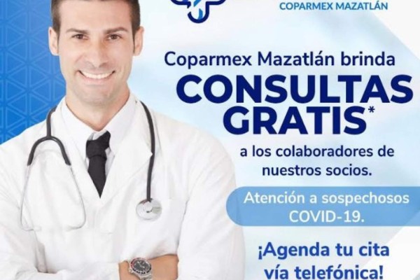 Se unen Coparmex Mazatlán y Cruz Roja contra Covid-19