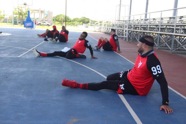 Venados de Mazatlán entrena a tope en la Unidad Deportiva Benito Juárez.