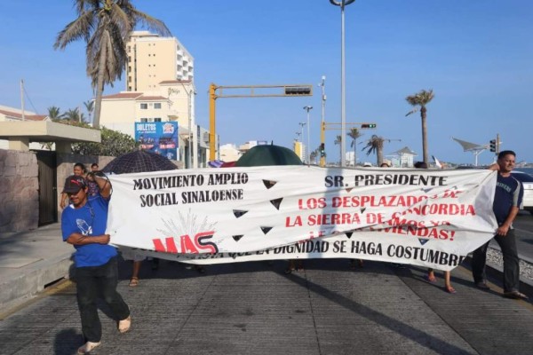 En el sur Sinaloa siguen sin atender a desplazados por la violencia, denuncian