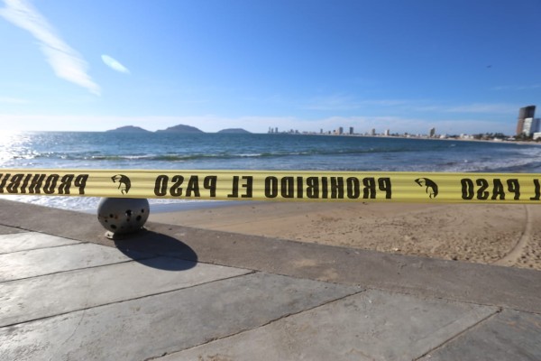 Mazatlán cierra sus playas, y quien no acate la orden de restricción será detenido, advierte el Gobierno