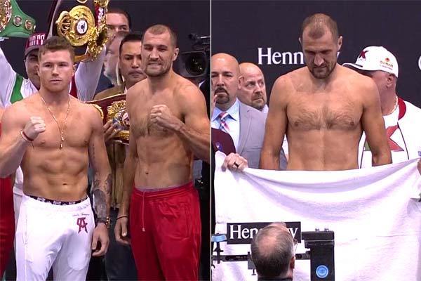 Sergey Kovalev batalla para dar el peso para su pelea ante Canelo Álvarez