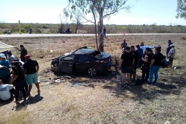 Deja accidente vial 7 lesionados en la Autopista Culiacán-Mazatlán